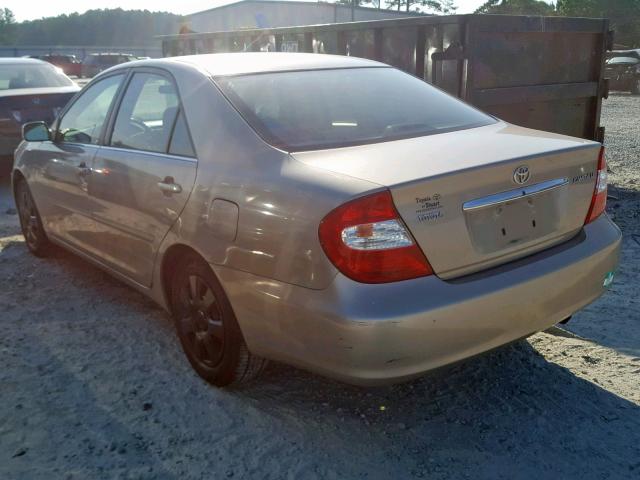 4T1BE30K63U722983 - 2003 TOYOTA CAMRY LE GOLD photo 3