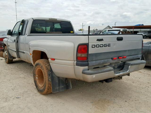 1B7MC33731J233322 - 2001 DODGE RAM 3500 SILVER photo 3