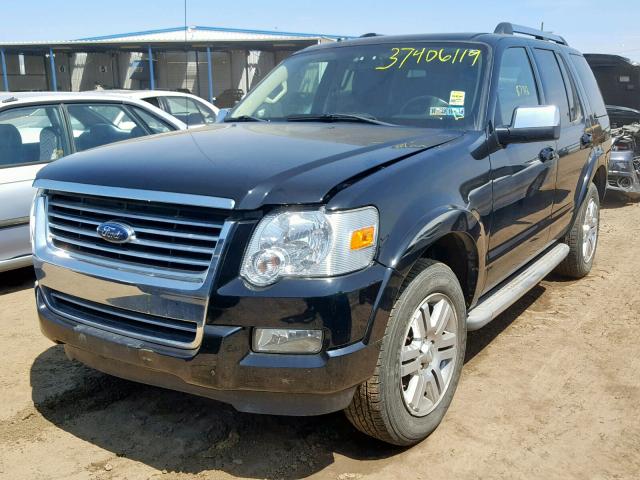 1FMEU7F86AUA92754 - 2010 FORD EXPLORER L BLACK photo 2