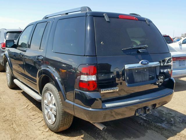 1FMEU7F86AUA92754 - 2010 FORD EXPLORER L BLACK photo 3