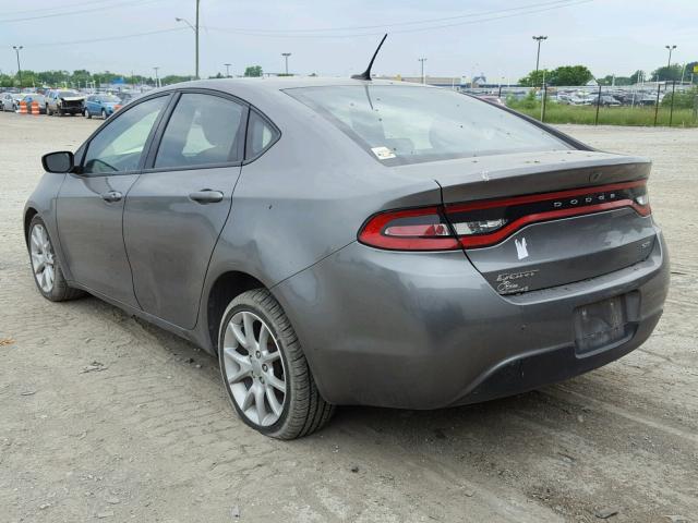 1C3CDFBA9DD103592 - 2013 DODGE DART SXT GRAY photo 3