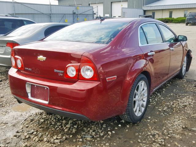 1G1ZK57B39F252205 - 2009 CHEVROLET MALIBU LTZ მუქწითელი ფოტო 4