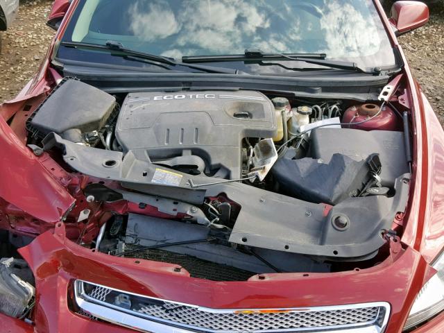 1G1ZK57B39F252205 - 2009 CHEVROLET MALIBU LTZ მუქწითელი ფოტო 7