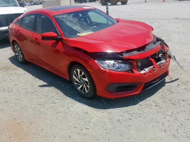 2HGFC2F71GH561476 - 2016 HONDA CIVIC EX RED photo 1