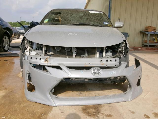 JTKJF5C70E3080438 - 2014 TOYOTA SCION TC GRAY photo 9