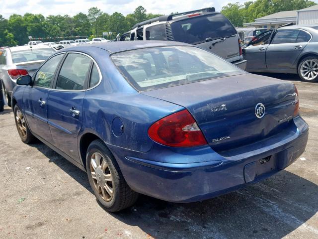 2G4WC582761111240 - 2006 BUICK LACROSSE C BLUE photo 3