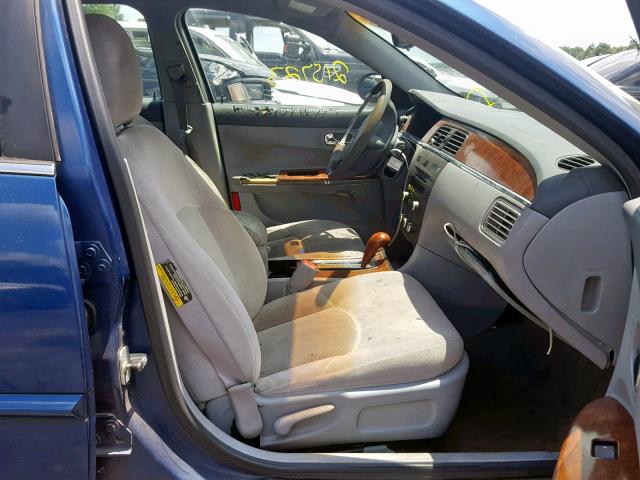 2G4WC582761111240 - 2006 BUICK LACROSSE C BLUE photo 5