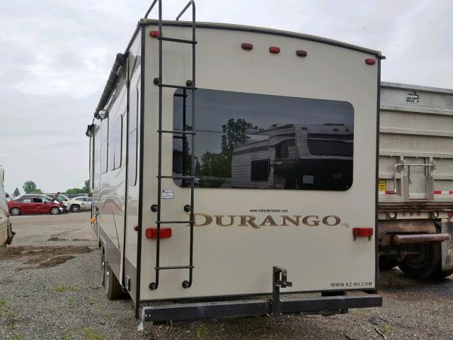 4EZFD2828E6065911 - 2014 DURA 5TH WHEEL BEIGE photo 3