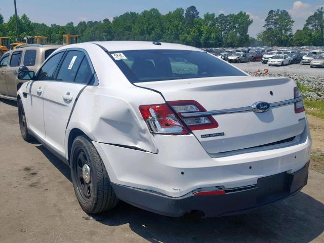 1FAHP2L82HG100332 - 2016 FORD TAURUS POL WHITE photo 3