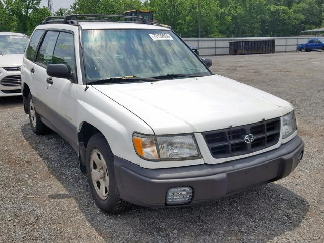 JF1SF6350XH741283 - 1999 SUBARU FORESTER L WHITE photo 1