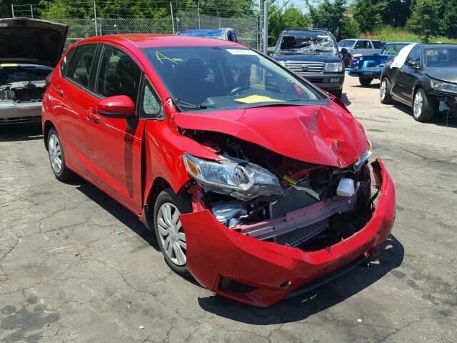 JHMGK5H56GX009811 - 2016 HONDA FIT LX RED photo 1