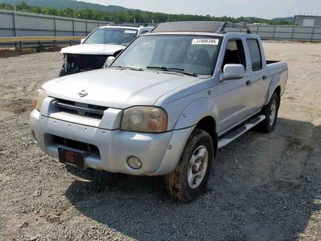 1N6ED27T21C329074 - 2001 NISSAN FRONTIER C SILVER photo 2