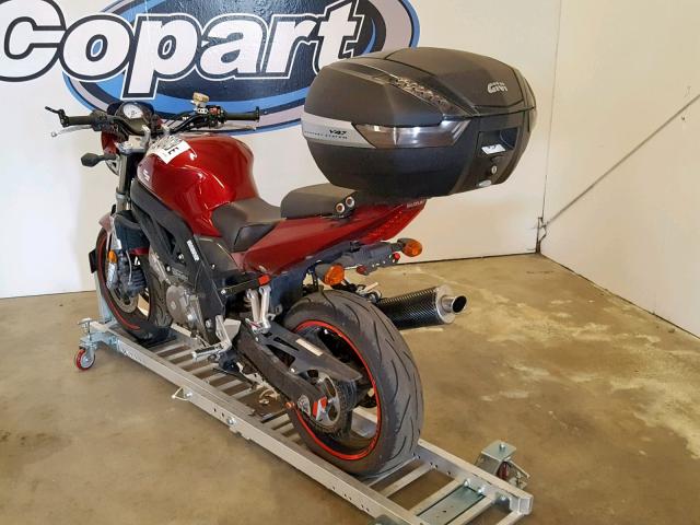 JS1VP53A772102813 - 2007 SUZUKI SV650 BURGUNDY photo 3