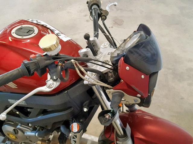 JS1VP53A772102813 - 2007 SUZUKI SV650 BURGUNDY photo 9