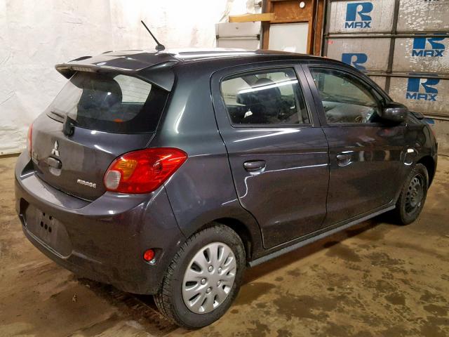 ML32A3HJ2FH003645 - 2015 MITSUBISHI MIRAGE DE CHARCOAL photo 4