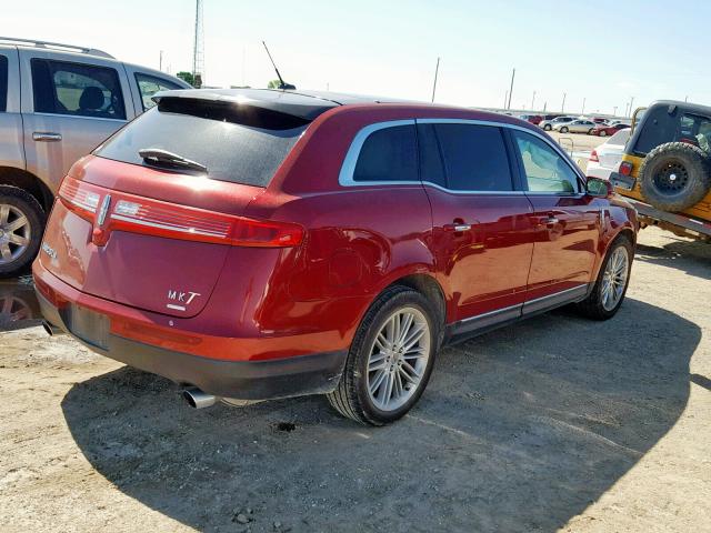 2LMHJ5AT7EBL54870 - 2014 LINCOLN MKT RED photo 4