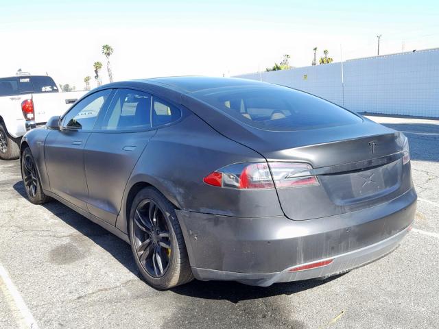 5YJSA1S10EFP50024 - 2014 TESLA MODEL S BLACK photo 3