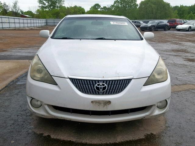 4T1CA38P96U080618 - 2006 TOYOTA CAMRY SOLA WHITE photo 9