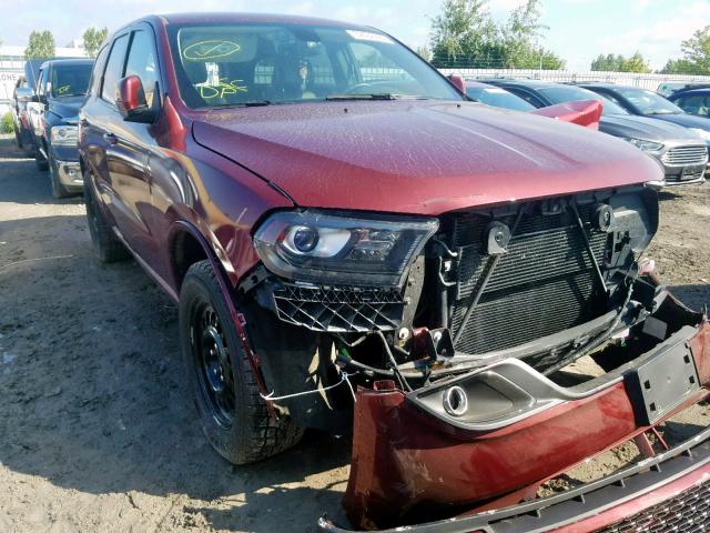 1C4RDJDGXJC115200 - 2018 DODGE DURANGO GT RED photo 1