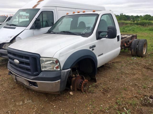 1FDXF46P47EA38641 - 2007 FORD F450 SUPER WHITE photo 2