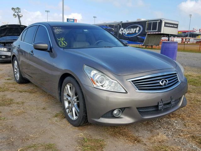 JN1CV6AP3BM509012 - 2011 INFINITI G37 BASE GRAY photo 1