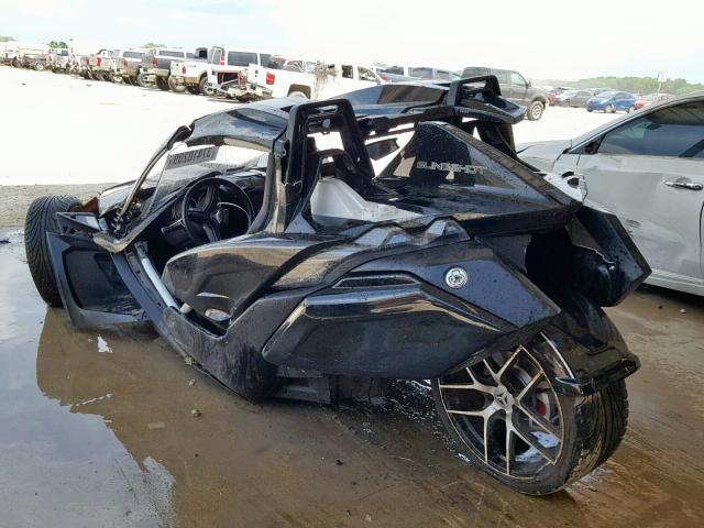 57XAAPFA3K8131140 - 2019 POLARIS SLINGSHOT BLACK photo 3