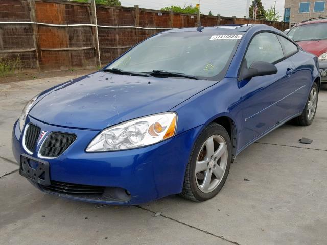 1G2ZH178364278821 - 2006 PONTIAC G6 GT BLUE photo 2