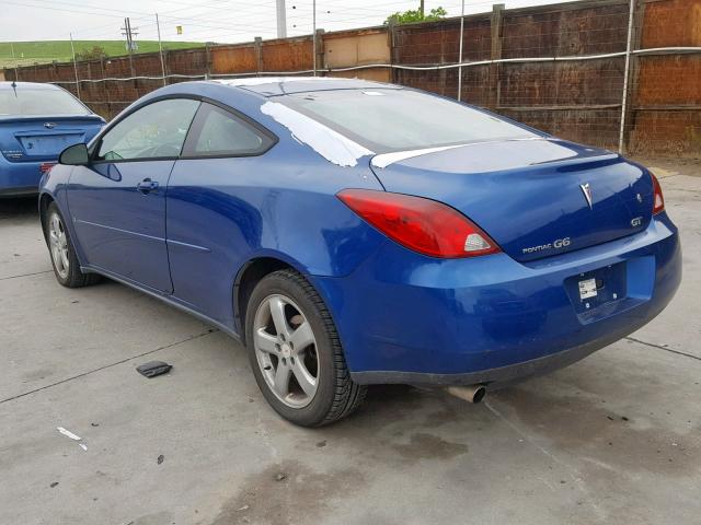 1G2ZH178364278821 - 2006 PONTIAC G6 GT BLUE photo 3