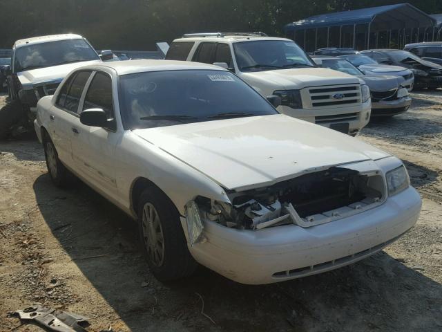 2FAHP71V59X100522 - 2009 FORD CROWN VICT WHITE photo 1