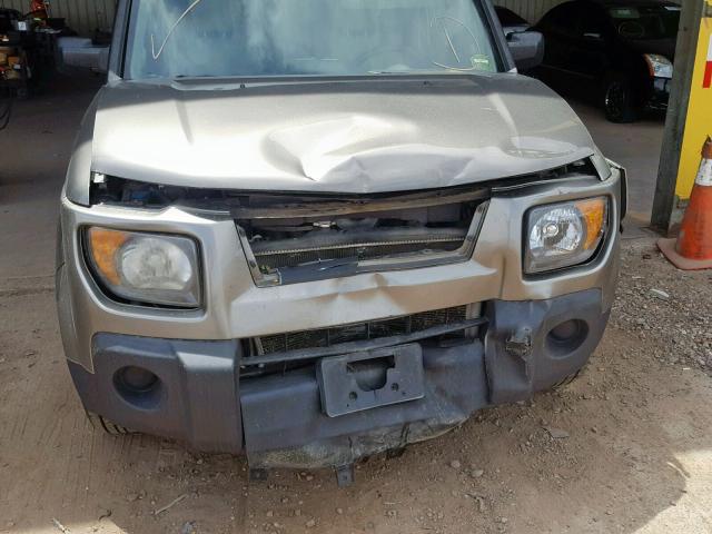 5J6YH18767L008321 - 2007 HONDA ELEMENT EX GRAY photo 9