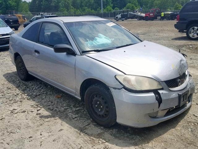 1HGEM21124L025825 - 2004 HONDA CIVIC DX V SILVER photo 1