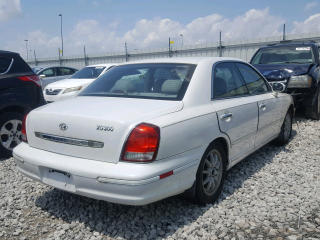 KMHFU45E63A255613 - 2003 HYUNDAI XG 350 WHITE photo 4