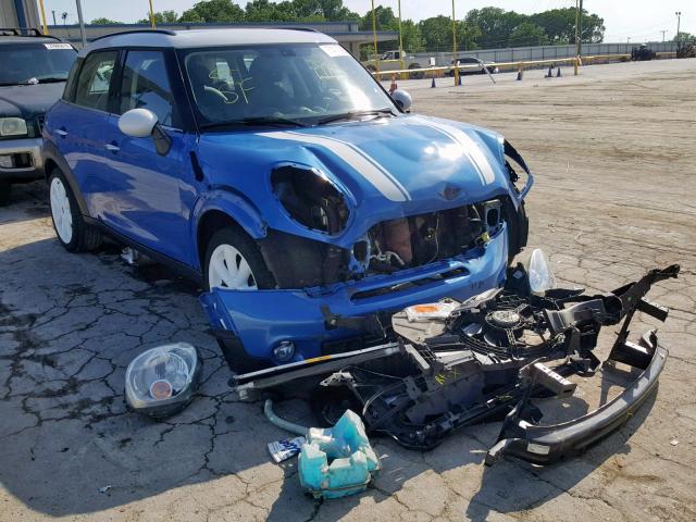 WMWZC3C57DWP22377 - 2013 MINI COOPER S C BLUE photo 1