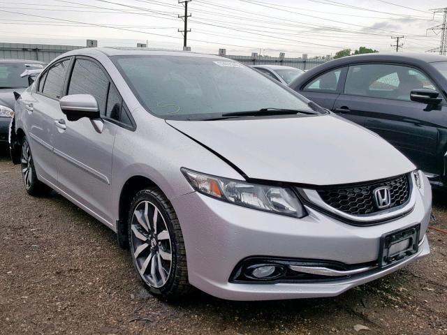 19XFB2F95FE030777 - 2015 HONDA CIVIC EXL 银色 照片 1