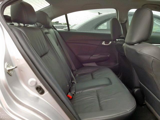 19XFB2F95FE030777 - 2015 HONDA CIVIC EXL 银色 照片 6