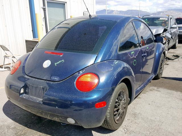 3VWBK21CX3M436313 - 2003 VOLKSWAGEN NEW BEETLE ლურჯი ფოტო 4