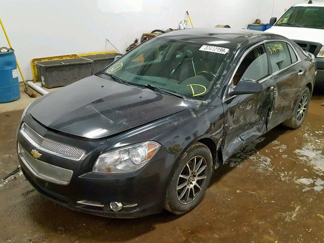 1G1ZE5E05CF179080 - 2012 CHEVROLET MALIBU LTZ შავი ფოტო 2