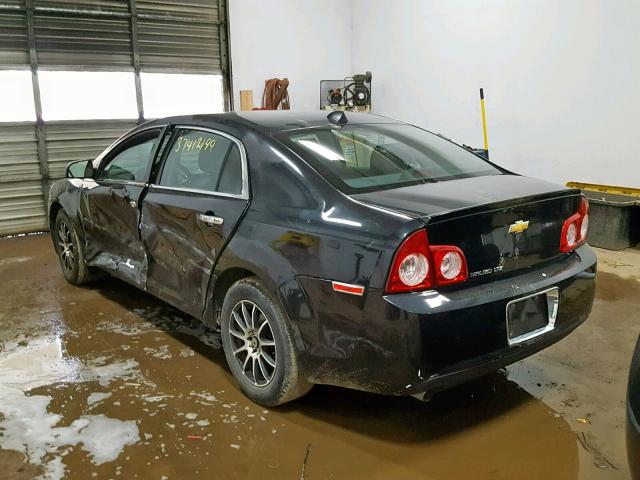 1G1ZE5E05CF179080 - 2012 CHEVROLET MALIBU LTZ შავი ფოტო 3
