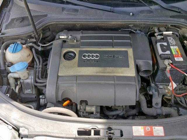 WAUMF68P86A001028 - 2006 AUDI A3 2.0 SPO BLACK photo 7