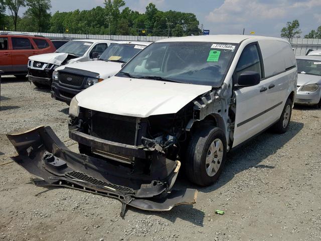 2C4JDGAG4CR217414 - 2012 DODGE RAM VAN WHITE photo 2