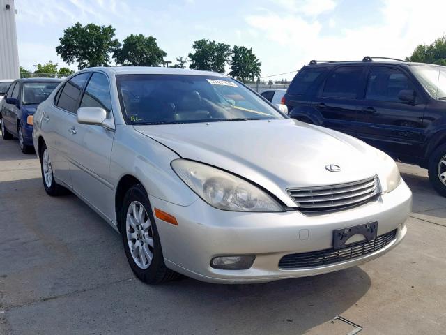 JTHBF30G630122886 - 2003 LEXUS ES 300 SILVER photo 1