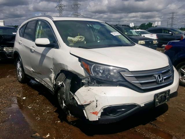 5J6RM4H77DL082098 - 2013 HONDA CR-V EXL WHITE photo 1