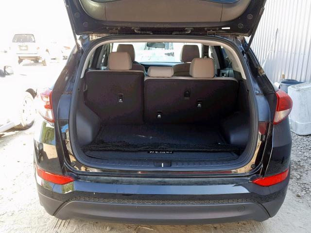 KM8J33A40HU540172 - 2017 HYUNDAI TUCSON LIM BLACK photo 9