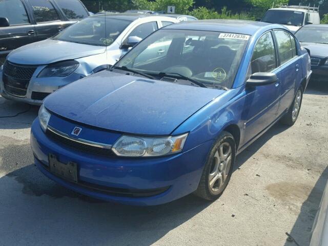 1G8AZ52F54Z185232 - 2004 SATURN ION LEVEL BLUE photo 2