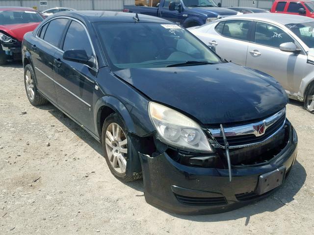 1G8ZS57N57F302286 - 2007 SATURN AURA XE BLACK photo 1