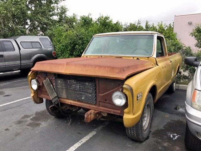 CCE242Z152611 - 1972 CHEVROLET CHEYENNE ORANGE photo 1