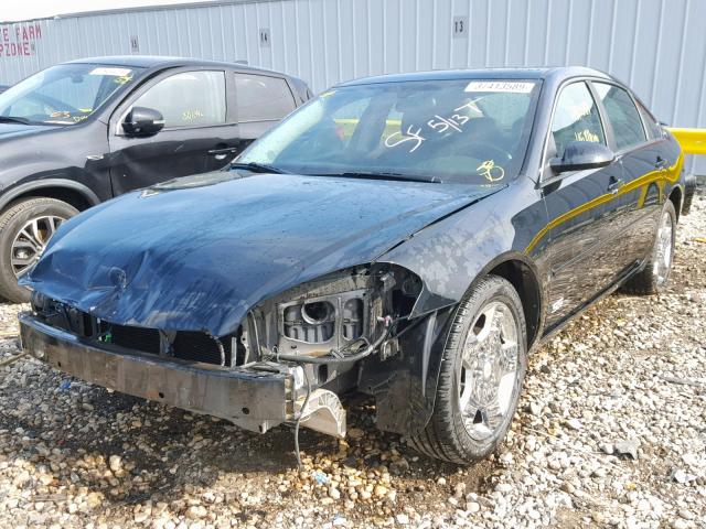2G1WD58C389274118 - 2008 CHEVROLET IMPALA SUP 黑色 照片 2