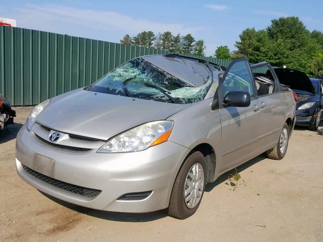 5TDZA23C76S582822 - 2006 TOYOTA SIENNA CE GRAY photo 2