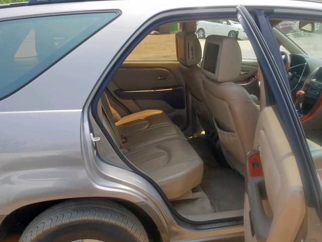 JTJGF10U520149347 - 2002 LEXUS RX 300 GOLD photo 6