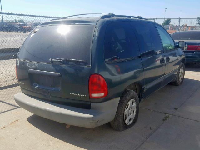 2B4GP25R4XR158853 - 1999 DODGE CARAVAN GREEN photo 4